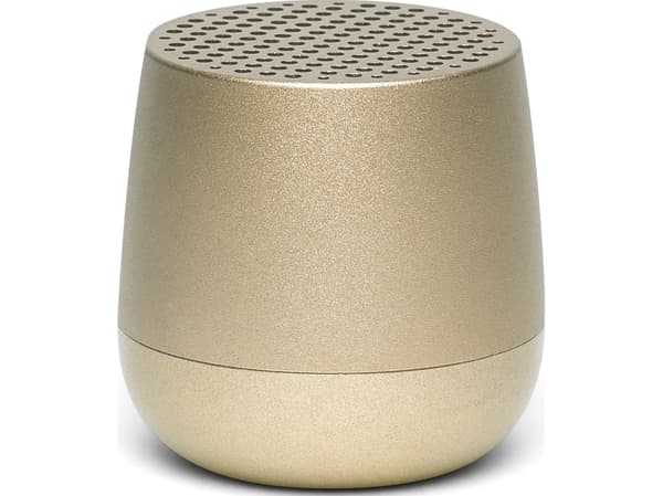 Lexon MINO+ ALU - Høyttaler - for bærbar bruk - trådløs - Bluetooth - 3 watt - bløt gullfarge
