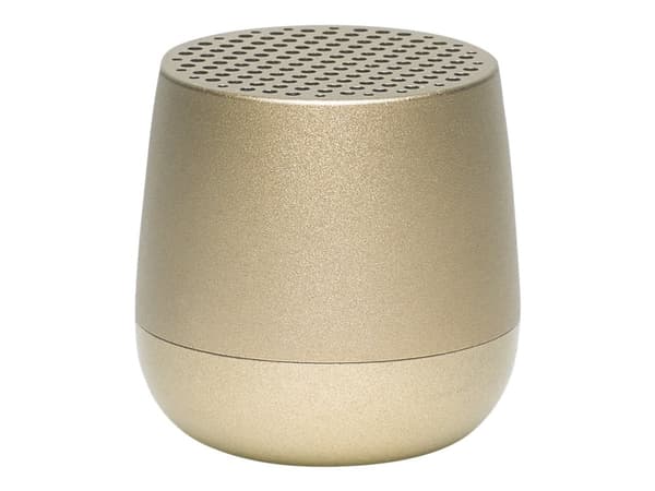 Lexon MINO+ ALU - Høyttaler - for bærbar bruk - trådløs - Bluetooth - 3 watt - bløt gullfarge