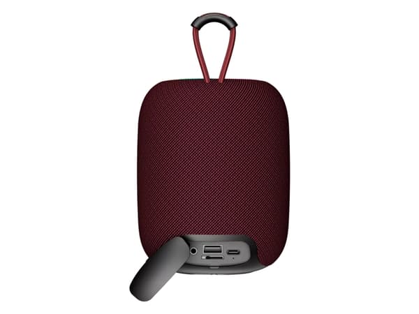 Canyon BSP-8 - Högtalare - för bärbar användning - trådlös - Bluetooth - USB - 10 Watt - bourgogne