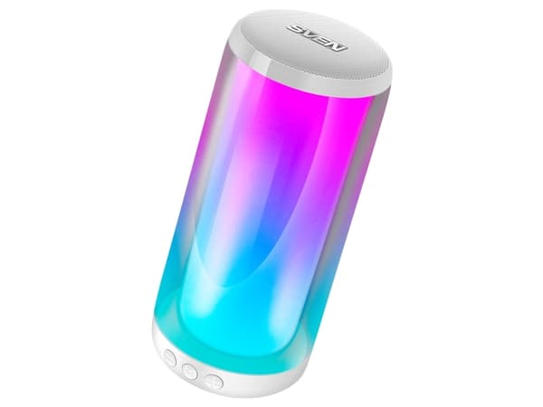 SVEN PS-265, 10 W, 120 - 20000 hz, Kabel & Trådlös, USB Type-C, Bärbar monohögtalare, Vit Vit