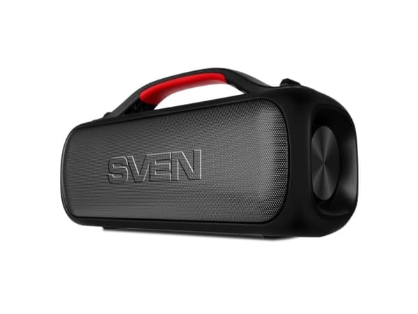 SVEN PS-360, 24 W, 60 - 20000 hz, Kabel & Trådlös, USB Type-C, Bärbar monohögtalare, Svart
