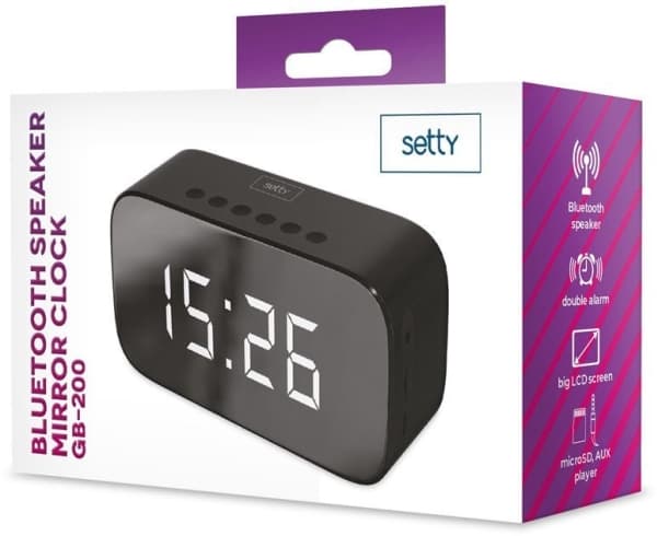 SETTY GB-200, 1.0 kanaler, 3 W, 150 - 20000 Hz, Trådløs, 10 m, Micro-USB