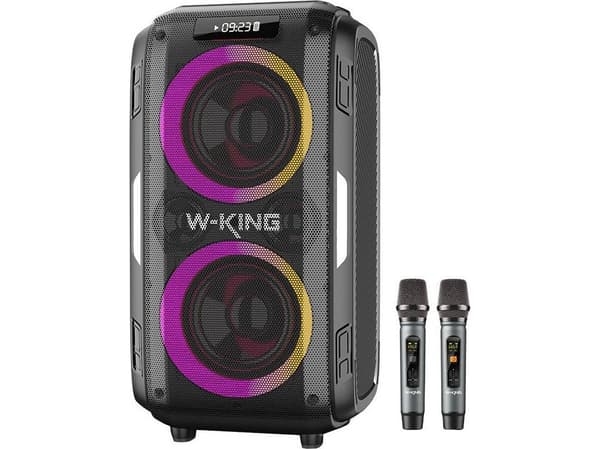 Langaton Bluetooth-kaiutin W-KING T9 Pro 120W (musta)