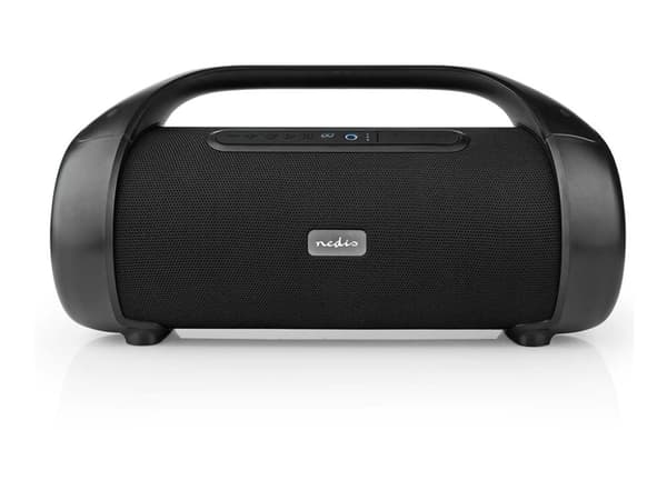 Nedis - Boombox-høyttaler - for bærbar bruk - 2,1 kanaler - trådløs - Bluetooth - 40 watt - svart