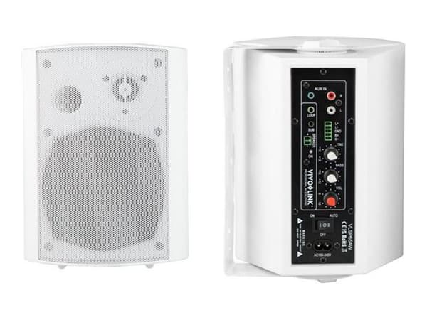 Vivolink VLSP65AW, 2-suuntainen, 2.0 kanavaa, Langallinen, 60 W, 45 - 20000 Hz, 4 O
