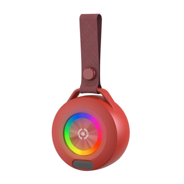 Bærbare Bluetooth-Høyttalere Celly LIGHTBEATRD Rød Rød
