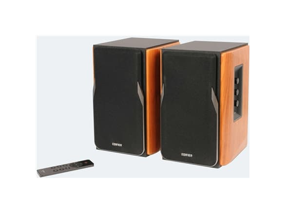 Edifier R1380T, 2.0 kanaler, Kabel & Trådlös, 42 W, 55 - 20000 hz, Trä