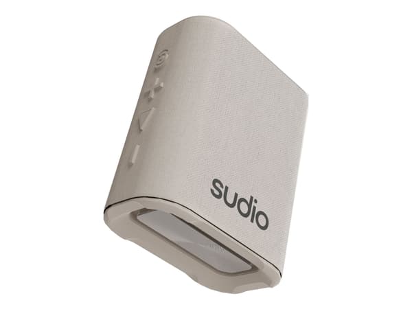 Sudio S2 - Høyttaler - for bærbar bruk - trådløs - Bluetooth - beige