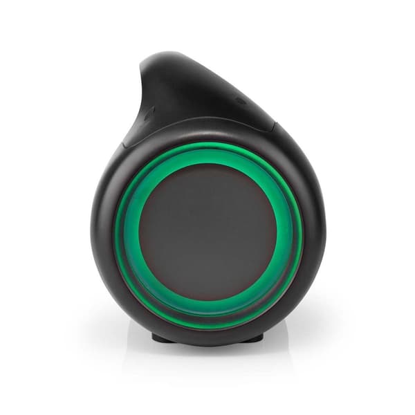 Nedis Bluetooth® Party Boombox | 9.5 timer | 2.1 | 120 W | Media avspilling: AUX / USB | IPX5 | Linkable | Bære håndtak | Party lys | Sort