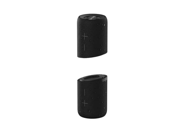 Hama "Twin 3.0" - Högtalare - för bärbar användning - 2.0-kanals - trådlös - Bluetooth - 30 Watt - svart
