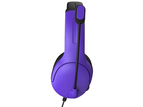 PDP Nebula Ultra Violet AIRLITE, Koblet med ledninger (ikke trådløs), Spilling, Hodesett, Sort, Fiolett