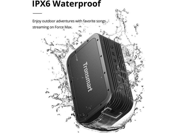 Tronsmart Force Max trådlös Bluetooth-högtalare (svart)
