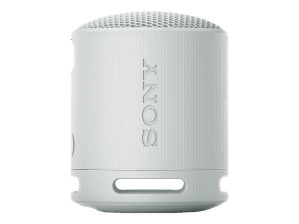 Sony SRS-XB100 - Högtalare - för bärbar användning - trådlös - Bluetooth - Appkontrollerad - ljusgrå