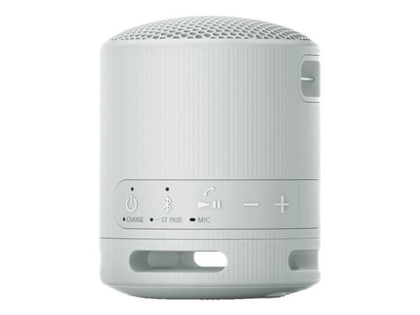 Sony SRS-XB100 - Högtalare - för bärbar användning - trådlös - Bluetooth - Appkontrollerad - ljusgrå