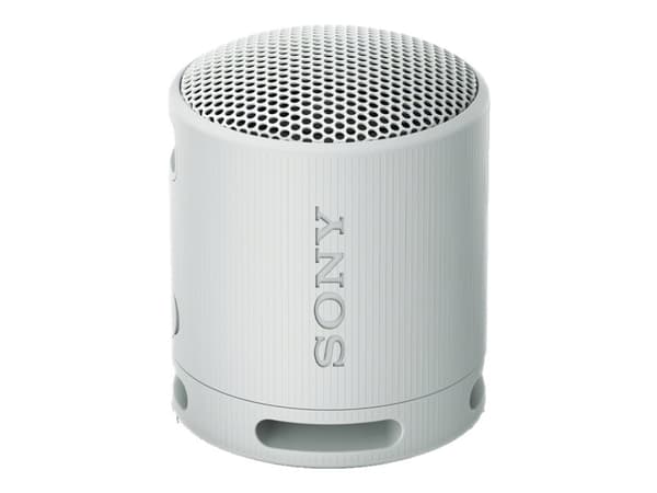 Sony SRS-XB100 - Högtalare - för bärbar användning - trådlös - Bluetooth - Appkontrollerad - ljusgrå