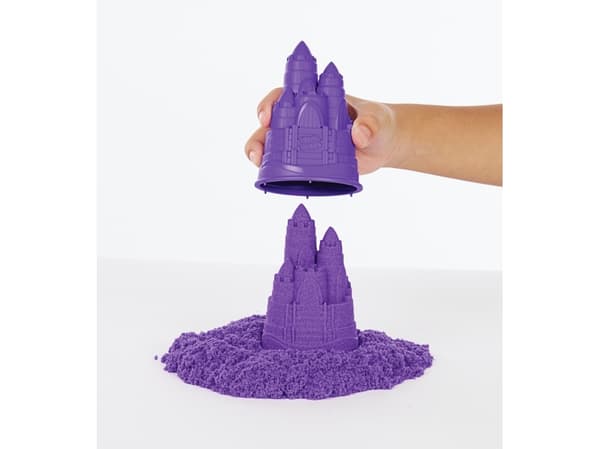 Kinetic Sand Sandbox Set Purple, Lasten taikahiekka, 3 vuosi/vuosia, Myrkytön, Purppura