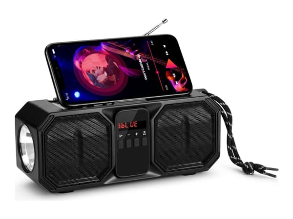 DENVER BTG-158 - Högtalare - för bärbar användning - trådlös - Bluetooth - 8 Watt