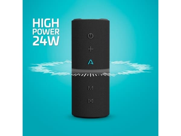 Lamax Sounder2 Play, 24 W, 20 - 20000 hz, Kabel & Trådlös, Svart, Cylinder, Knappar