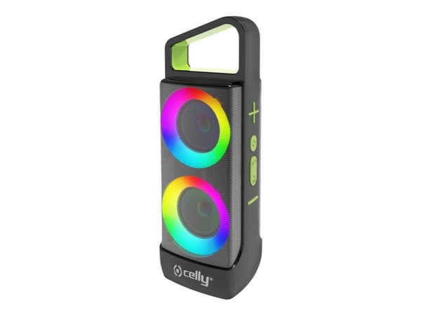Celly GROOVERGBBK, 5,1 cm, 10 W, 2 O, Langaton, 10 m, USB Type-C musta