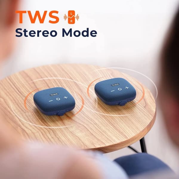 Tribit | StormBox Micro 2 - Kaiutin - kannettavaan käyttöön - langaton - Bluetooth - Sininen