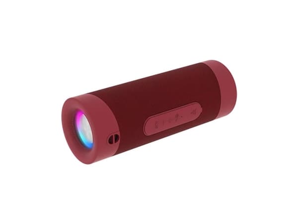 DENVER BTV-208 - Högtalare - för bärbar användning - trådlös - Bluetooth - 10 Watt - röd