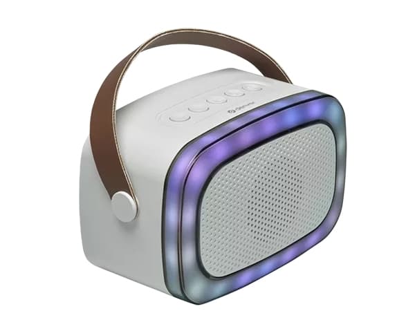 Denver BTM-610, 10 W, Trådløs, USB Type-A, USB Type-C, Hvit, Knapper, Multi