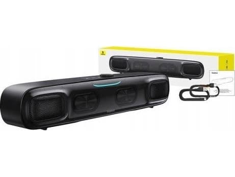 Baseus AeQur DS10, 20 W, 80 - 20000 hz, Trådlös, 10 m, USB Type-C, Bärbar stereohögtalare