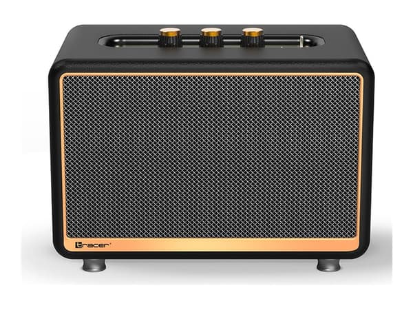 Tracer M30 - Högtalare - för bärbar användning - 2.0-kanals - trådlös - Bluetooth - 30 Watt - svart Svart, Guld
