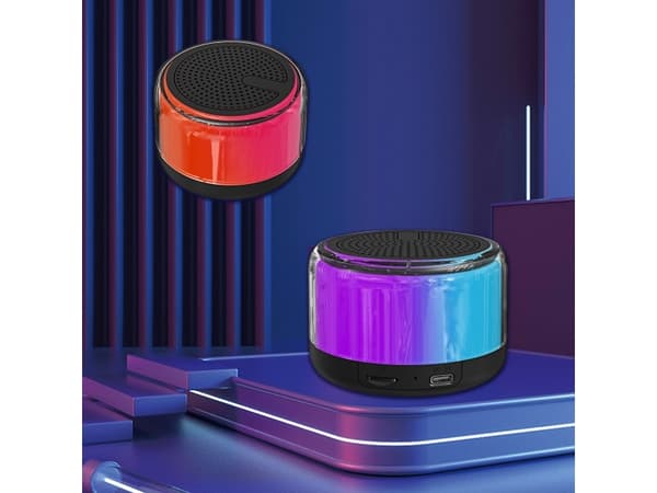 Denver BTP-103, 3 W, Trådlös, USB Type-C, Svart, Cylinder, Multi