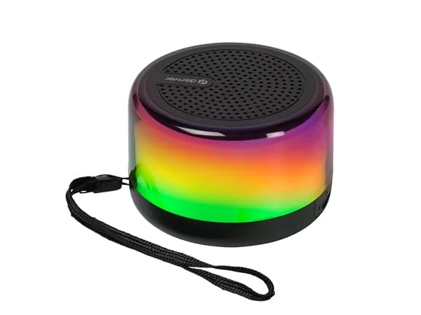 Denver BTP-103, 3 W, Trådløs, USB Type-C, Sort, Cylinder, Multi Sort