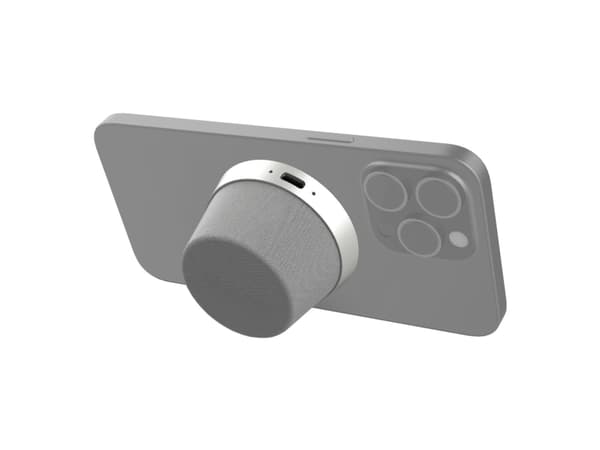 4smarts 540702, 5 W, 80 - 20000 Hz, Trådløs, 0,55 m, Stereo bærbar høyttaler, Grå, Sølv