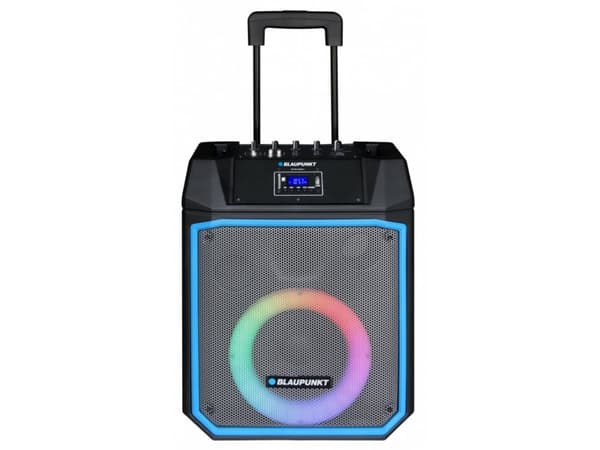 Blaupunkt MB08.2, 1-veis, 600 W, Trådløs, Sort, Blå, Knapper, SD