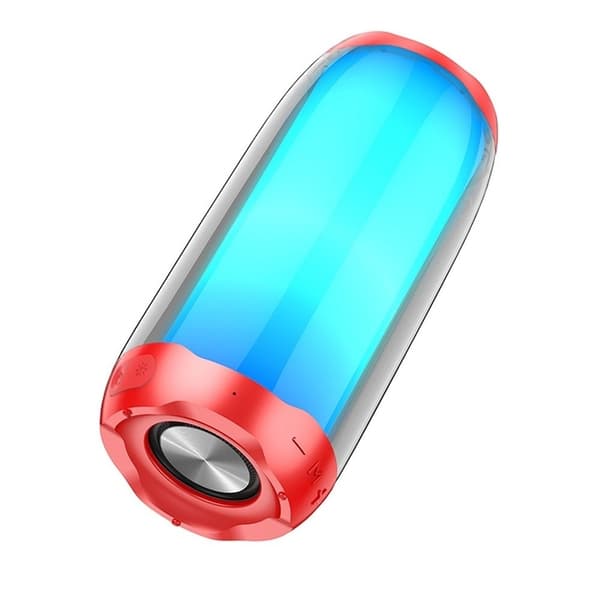 Hoco Trådlös Högtalare Bluetooth Pulsating Colorful - Röd