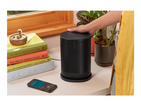 Sonos Move 2, Langallinen & langaton, USB Type-C, Kannettava stereokaiutin, Musta, Kosketus, Pudotuksenkestävä, Iskunkestävä, Vedenkestävä