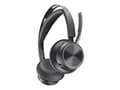 Miniatyrbild 3 av 5: Poly Voyager Focus 2 - Headset - på örat - Bluetooth - trådlös, kabelansluten - USB-A via Bluetooth-adapter - svart - Certifierad för Microsoft-teams