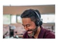 Miniatyrbild 4 av 5: Poly Voyager Focus 2 - Headset - på örat - Bluetooth - trådlös, kabelansluten - USB-A via Bluetooth-adapter - svart - Certifierad för Microsoft-teams