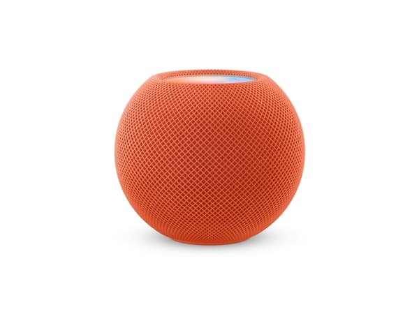 Apple HomePod mini, Apple Siri, Pyöreä, Oranssi, Koko alue, Kosketus, Apple Music, TuneIn