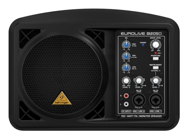 Behringer EuroLive B205D -PA-kaiutin Svart