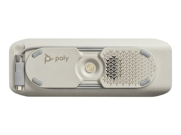 Poly Sync 40 - Älykäs kaiutinpuhelin - Bluetooth - langaton, langallinen - hopea - Zoom-sertifioitu