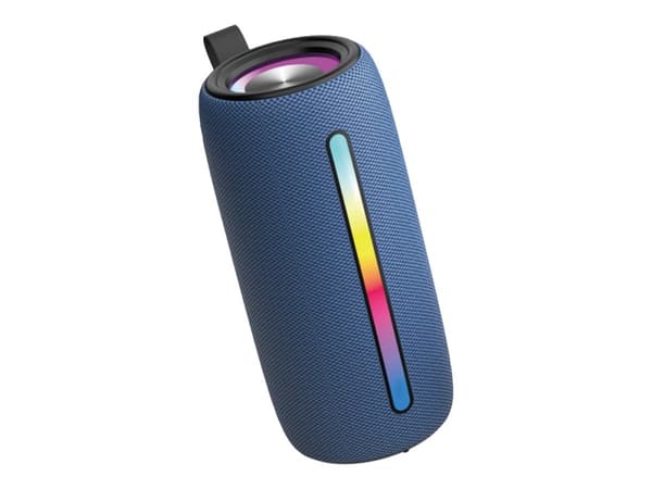DENVER BTL-360 - Høyttaler - for bærbar bruk - trådløs - Bluetooth - 10 watt - blå