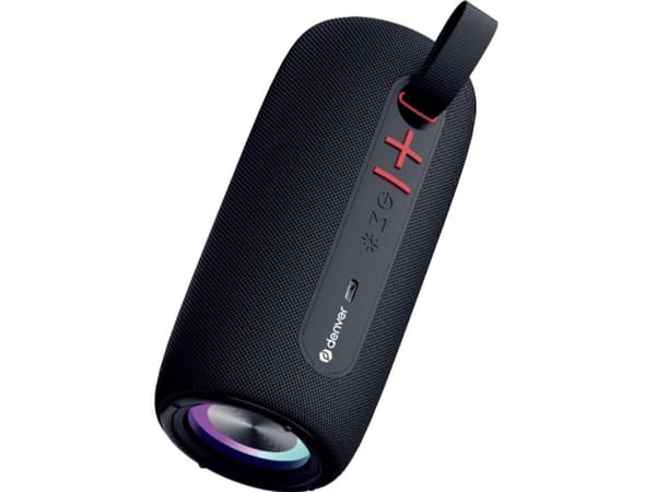 DENVER BTL-360 - Høyttaler - for bærbar bruk - trådløs - Bluetooth - 10 watt - svart