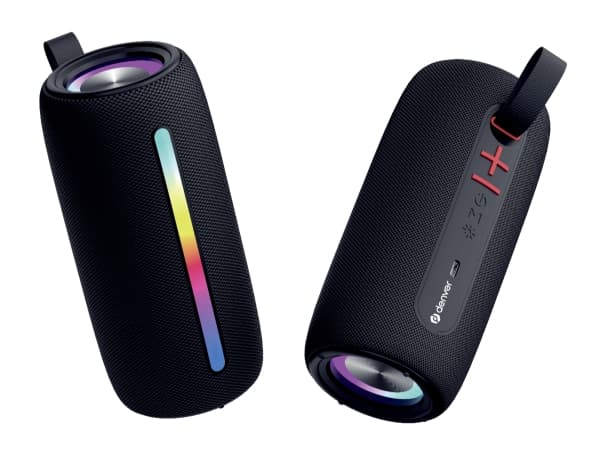 DENVER BTL-360 - Høyttaler - for bærbar bruk - trådløs - Bluetooth - 10 watt - svart