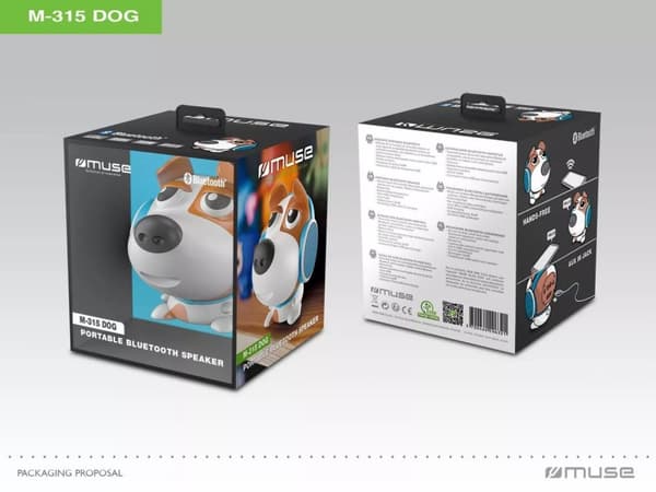 MUSE M-315 DOG Speaker portable 4W stereo Dog