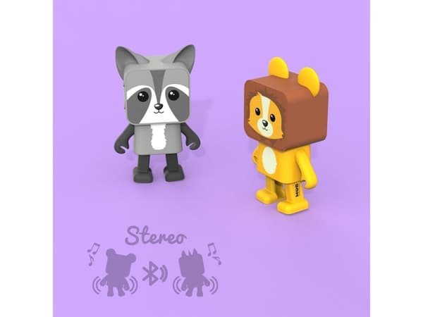 Mobility on Board Dancing Animal Raccoon, 3,6 cm, 3 W, 70 - 20000 Hz, 4 O, 65 dB, Trådløs