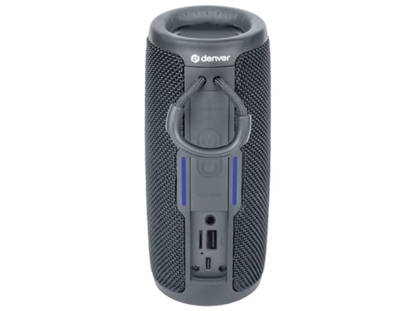 DENVER BTV-150GR - Högtalare - för bärbar användning - trådlös - Bluetooth - 10 Watt - grå