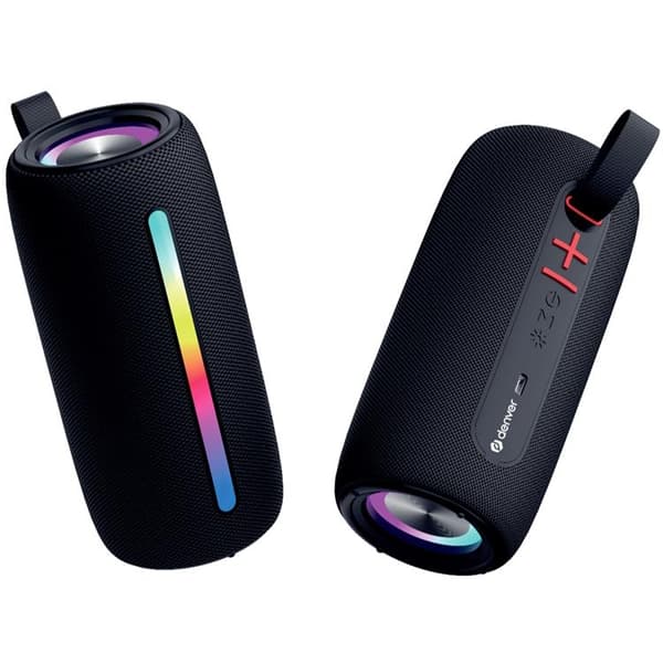 Denver Trådlös Högtalare Bluetooth Med RGB Ljus - Svart