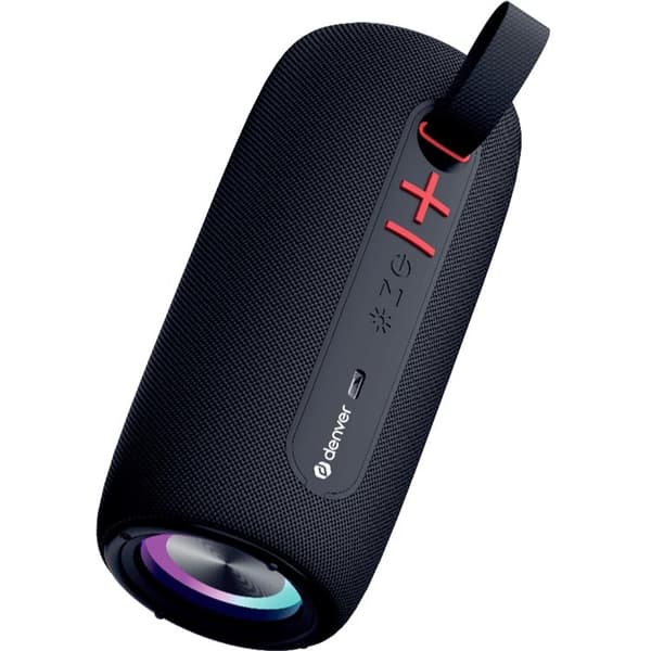 Denver Trådlös Högtalare Bluetooth Med RGB Ljus - Svart