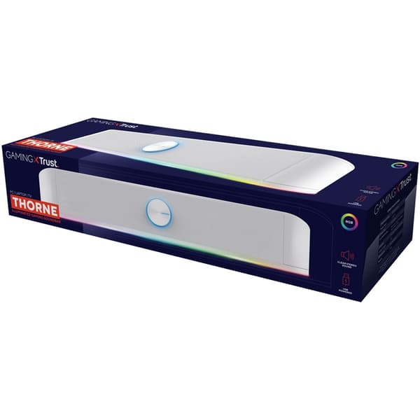 Trust Trådlös Högtalare Throne RGB - Vit