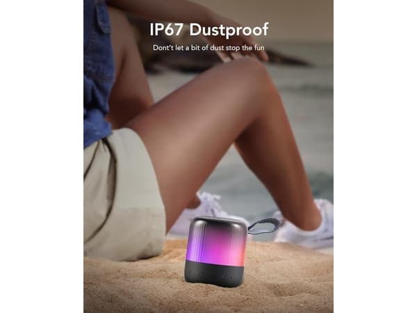 Soundcore Glow Mini - BT-kannettava kaiutin, musta