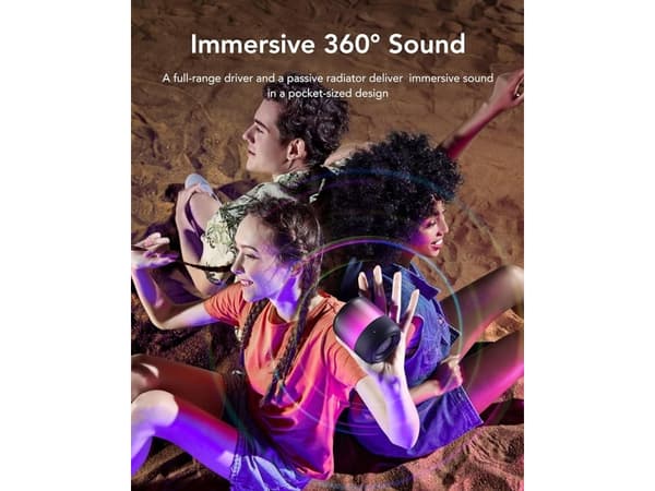 Soundcore Glow Mini - BT-kannettava kaiutin, musta